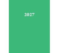 2027 Daily Planner: One Page Per Day | Large Size 8.5 x 11 | Hourly Appointment Book | Jan 2027 - Dec 2027