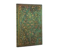 2027 Emerald Flower (Nature’s Grace) Maxi 18-Month Softcover Dayplanner (Elastic Band Closure) Vertical