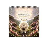 2027 Fun Animal Wall Calendar, 12-Month Monthly Planner Wall Calendar