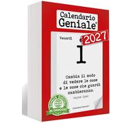 2027 Il Primo e L'Originale 365 giorni di Frasi Filosofiche Ricambio 10x14 cm