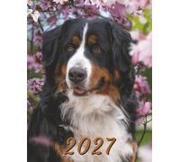 2027: Large Monthly Calendar Planner - Bernese Mountain Dog