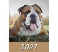 2027: Large Monthly Calendar Planner - Bulldog