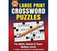 2027 Large Print Crossword Puzzle: Large Print Crossword Puzzle Book for Adults & Seniors | Easy Brain Games with Solutions (2027 Edition)