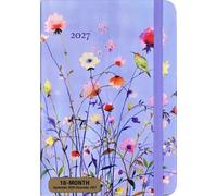 2027 Lavender Wildflowers Weekly Planner (16 Months, Sept 2026 to Dec 2027)