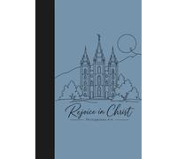 2027 LDS Youth Theme Journal: Rejoice in Christ (Dusty Blue): 6 x 9 Goal-Setting Composition Notebook for Latter-day Saint Youth & Children, Young Women, Young Men and Seminary Students