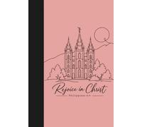 2027 LDS Youth Theme Journal: Rejoice in Christ (Salmon): 6 x 9 Goal-Setting Composition Notebook for Latter-day Saint Youth & Children, Young Women, Young Men and Seminary Students