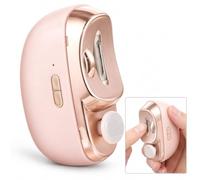 2027 NEW Electric Nail Clipper with File, 2 Speeds, USB-C Rechargeable | LED light and clipping catcher for everyday fingernail care at home or on the go(Pink)