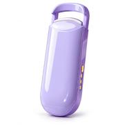 2027 NEW Heated Eyelash Curler, USB-C Rechargeable, 3 Heat Settings | Compact electric lash curler with a curved silicone pad and easy-to-use clamp(Purple)