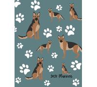 2027 Planner: German Shepherd Dog Dated Weekly and Monthly Page Views With Space For Notes