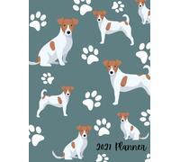 2027 Planner: Jack Russell Terrier Dog Dated Weekly and Monthly Page Views With Space For Notes