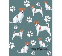 2027 Planner: Jack Russell Terrier Dog Dated Weekly and Monthly Page Views With Space For Notes