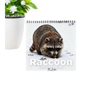 2027 Raccoon Wall Calendar 12 Month Wall Planning Calendar