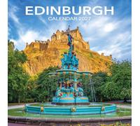 2027 Scotland Calendar: Edinburgh - Square Wall Calendar - Month to View - 12 Months