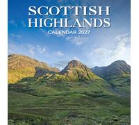 2027 Scotland Calendar: Scottish Highlands - Square Wall Calendar - Month to View - 12 Months