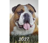 2027: Small Monthly Calendar Planner - Bulldog