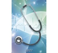 2027: Small Monthly Calendar Planner - Stethoscope Nurse and Doctor