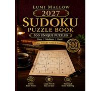 2027 Sudoku Puzzle Book: 500 Unique Easy, Medium & Hard Puzzles with Solutions - Large Print for Adults & Seniors
