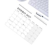 2027 To Jun 2028 18 Month Spanish | 18 Month Calendar A4 Jan | Office Wall Calendar Schedule For School Living Room Study Classroom Home Business Office