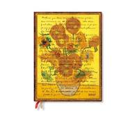2027 Van Gogh, Sunflowers Ultra Horizontal Hardcover 12-Month Weekly Planner, 16