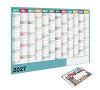 2027 Wall Calendar, 12 Months Thick Double Sided, Annual Wall Calander