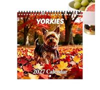 2027 Wall Calendar - 145g Cute Dog Picture Wall Schedule Planner