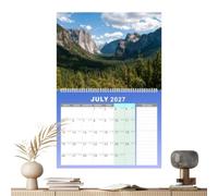 2027 Wall Calendar - Hangable Monthly Planner With Generous Writing Space