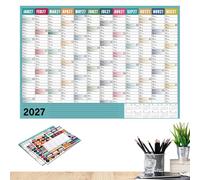 2027 Wall Calendar Large Monthly Planner Thick Paper for Office Home Room