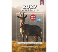 2027 Word Search Puzzle Book: Exciting Word Searches Filled with Fire, Fortune, and Courage | 6x9 Inches, 110 Pages | Over 50 Inspiring Puzzles - A ... the Holidays or Any Time You Need a Boost!