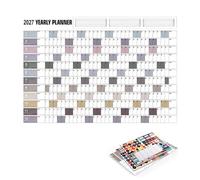2027 Year Wall Planner A1 Wall Calendar Yearly Planner With Colorful Labels