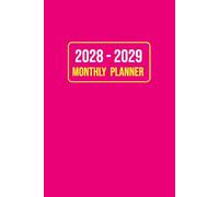 2028-2029 Monthly Planner: 24-Month Schedule Organizer from January 2028 to December 2029 with Notes, Goal Tracker, To-Do Lists, Birthday & Contact Logs | 6x9 Inch.