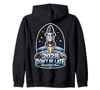 2028 Non Essere in Ritardo #BackToTheMoon Felpa con Cappuccio