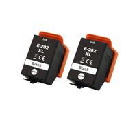 202XL T02G1 T02H1 1SET 5PSC Forniture per stampanti a inchiostro compatibili compatibili con 6000 6005 6100 6105 per il numero di parte 202XL T02G1 T02H1(2pcs Black)