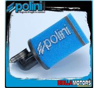 Polini Filtro aria Air Box 203.0029 per carburatore Dell'Orto PHBG 19 Curva 90° EVO