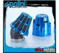 203.0113 AIR BOX CROMATO BLU INCLINATO 30' D.32