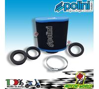 203.0147 FILTRO ARIA AIR BOX BIG EVOLUTION POLINI DIRITTO CON ATTACCO DA 28 A 55