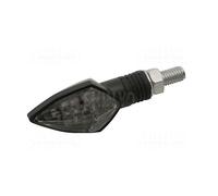 203-042 Winker Luce LED Roccia, Nero, Vetro Colorato, Paio, Gepr Moto