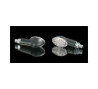 203-790 Winker Luce LED, Occhio Gatto, Nero, Asta Corta, Omologati, Moto, Paio
