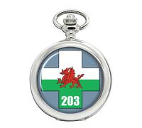 203 Campo Ospedale, Britannico Militare Orologio da Tasca
