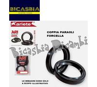 20321 KIT PARAOLI FORCELLA ARI159 43x53,4x6/13 WHITE POWER - WP 43 MM FORK TUBES