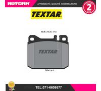 2034110 Kit pastiglie freno a disco anteriore (MARCA-TEXTAR)..