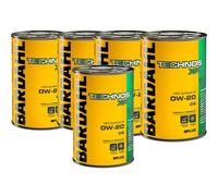 203952312A BARDAHL OLIO MOTORE SYNTHETIC 0W20 C6 TECHNOS XFS - 5 LITRI