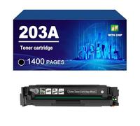 203A CF540A CF541A CF542A CF543A Cartuccia Toner Compatibile Per HP LaserJet Pro M254dw M254nw M280nw M281fdw M281fdn Stampante,Black-1 Pack