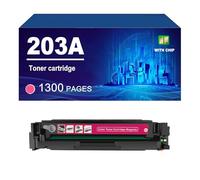 203A CF540A CF541A CF542A CF543A Cartuccia Toner Compatibile Per HP LaserJet Pro M254dw M254nw M280nw M281fdw M281fdn Stampante,Magenta-1 Pack