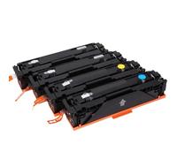 204 CF510A CF511A CF512A CF513A Toner Cartuccia compatibile con Pro M154A M180 M180N M181 M181FW M154 M154NW Stampante 1. 5K 1. Cartuccia di sostituzione della resa 4K con chip(CF512A(204) Y 1.4K)