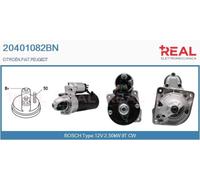 20401082BN REAL Motorino d'avviamento per CITROËN,FIAT,PEUGEOT