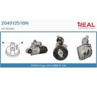 20401251BN REAL Motorino d'avviamento per FIAT,PEUGEOT