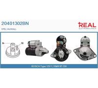 20401302BN REAL Motorino d'avviamento per OPEL,VAUXHALL