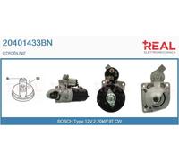 20401433BN REAL Motorino d'avviamento per CITROËN,FIAT