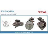 20401637BN REAL Motorino d'avviamento per IVECO