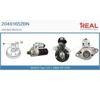20401652BN REAL Motorino d'avviamento per AUDI,SEAT,SKODA,VW